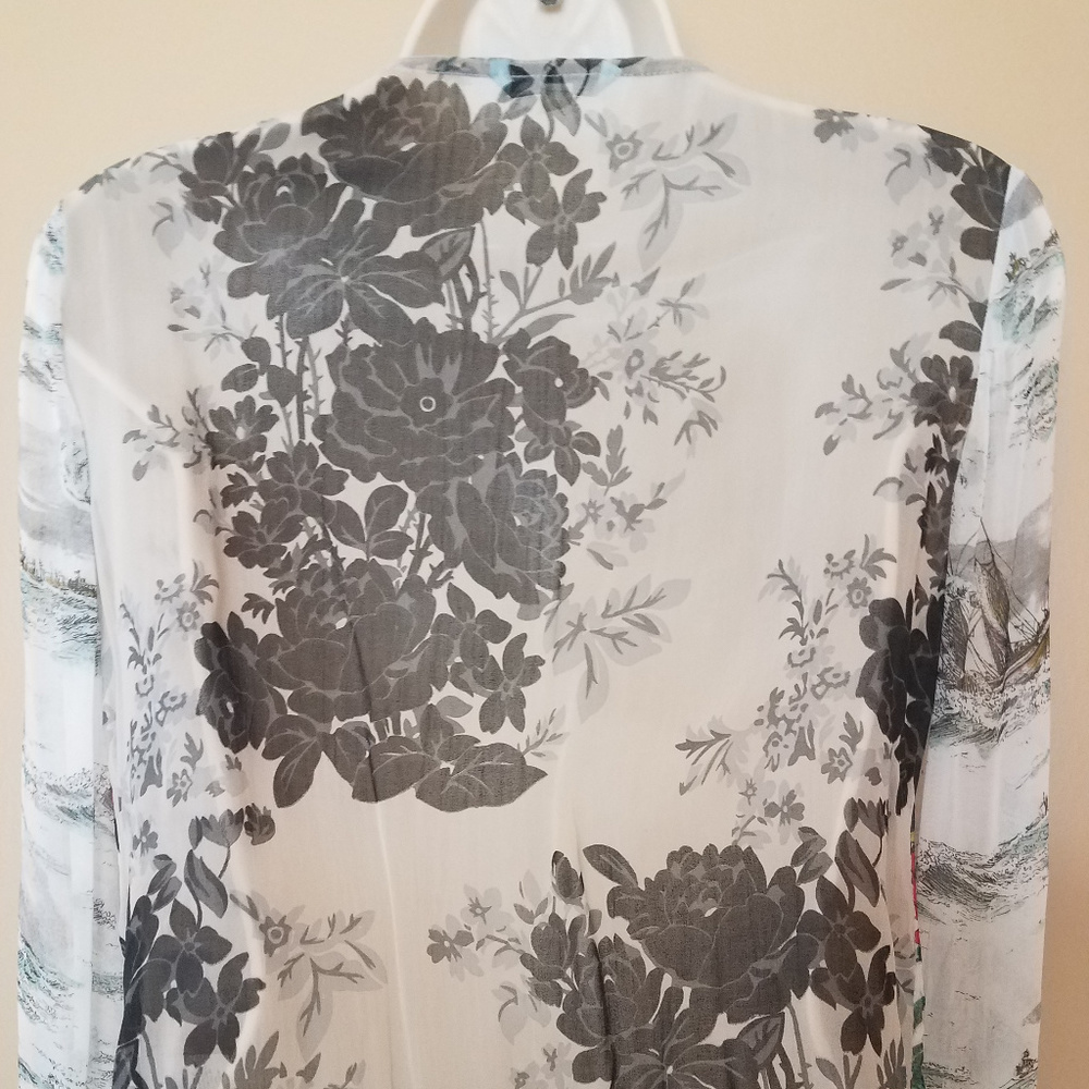 Leifnotes Multi-Color, Sheer Blouse - image 5